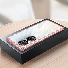 Custodia Silicone Cover Morbida Bling-Bling AT2 per Huawei Honor 70 Pro 5G Rosa