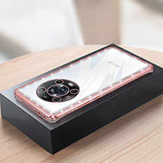 Custodia Silicone Cover Morbida Bling-Bling AT2 per Huawei Honor Magic4 Pro 5G Rosa