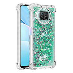 Custodia Silicone Cover Morbida Bling-Bling S01 per Xiaomi Mi 10T Lite 5G Verde