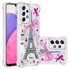 Custodia Silicone Cover Morbida Bling-Bling S03 per Samsung Galaxy A33 5G Multicolore