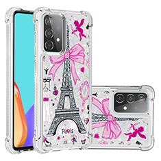 Custodia Silicone Cover Morbida Bling-Bling S03 per Samsung Galaxy A52 5G Multicolore