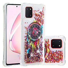 Custodia Silicone Cover Morbida Bling-Bling S03 per Samsung Galaxy A81 Multicolore