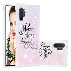 Custodia Silicone Cover Morbida Bling-Bling S03 per Samsung Galaxy Note 10 Plus 5G Multicolore