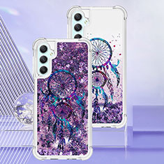 Custodia Silicone Cover Morbida Bling-Bling YB1 per Samsung Galaxy A25 5G Viola