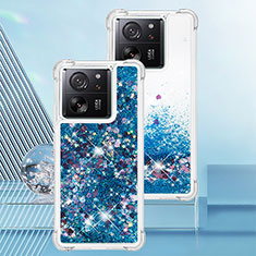 Custodia Silicone Cover Morbida Bling-Bling YB3 per Xiaomi Mi 13T 5G Blu