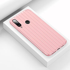 Custodia Silicone Cover Morbida Line C01 per Huawei Nova 4e Rosa