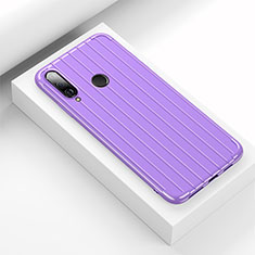 Custodia Silicone Cover Morbida Line C01 per Huawei P30 Lite Viola