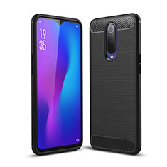 Custodia Silicone Cover Morbida Line C01 per Oppo R17 Pro Nero