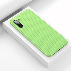 Custodia Silicone Cover Morbida Line C01 per Samsung Galaxy Note 10 Verde