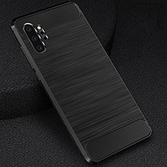 Custodia Silicone Cover Morbida Line C02 per Samsung Galaxy Note 10 Plus 5G Nero