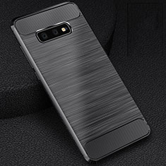 Custodia Silicone Cover Morbida Line C02 per Samsung Galaxy S10e Grigio