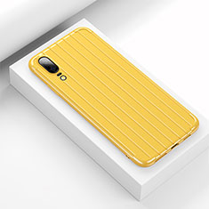 Custodia Silicone Cover Morbida Line C03 per Huawei P20 Giallo