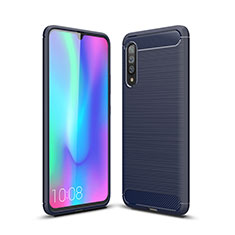 Custodia Silicone Cover Morbida Line C04 per Samsung Galaxy A70S Blu