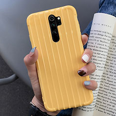 Custodia Silicone Cover Morbida Line C04 per Xiaomi Redmi Note 8 Pro Giallo