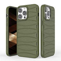 Custodia Silicone Cover Morbida Line KC1 per Apple iPhone 13 Pro Verde