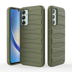 Custodia Silicone Cover Morbida Line KC1 per Samsung Galaxy A34 5G Verde