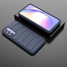 Custodia Silicone Cover Morbida Line KC1 per Samsung Galaxy Quantum4 5G Blu