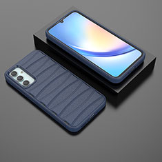 Custodia Silicone Cover Morbida Line KC2 per Samsung Galaxy A34 5G Blu