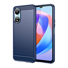 Custodia Silicone Cover Morbida Line MF1 per Huawei Honor X5 Plus Blu