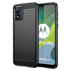 Custodia Silicone Cover Morbida Line MF1 per Motorola Moto E13 Nero