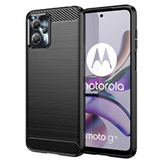 Custodia Silicone Cover Morbida Line MF1 per Motorola Moto G23 Nero