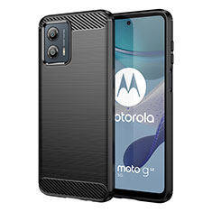 Custodia Silicone Cover Morbida Line MF1 per Motorola Moto G53 5G Nero