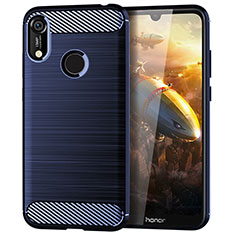 Custodia Silicone Cover Morbida Line per Huawei Honor 8A Blu