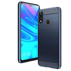 Custodia Silicone Cover Morbida Line per Huawei Y7 Pro (2019) Blu