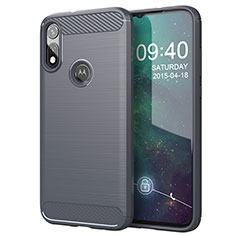 Custodia Silicone Cover Morbida Line per Motorola Moto E (2020) Grigio