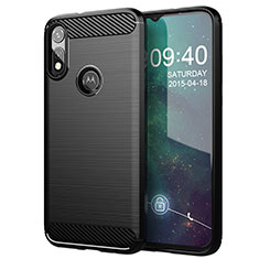 Custodia Silicone Cover Morbida Line per Motorola Moto E (2020) Nero