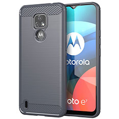 Custodia Silicone Cover Morbida Line per Motorola Moto E7 (2020) Grigio