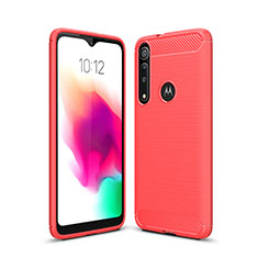 Custodia Silicone Cover Morbida Line per Motorola Moto G8 Play Rosso