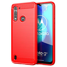 Custodia Silicone Cover Morbida Line per Motorola Moto G8 Power Lite Rosso