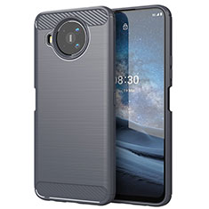 Custodia Silicone Cover Morbida Line per Nokia 8.3 5G Grigio