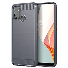 Custodia Silicone Cover Morbida Line per OnePlus Nord N100 Grigio