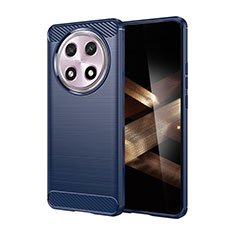 Custodia Silicone Cover Morbida Line per Oppo A2 Pro 5G Blu