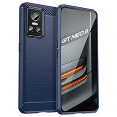 Custodia Silicone Cover Morbida Line per Realme GT Neo3 5G Blu