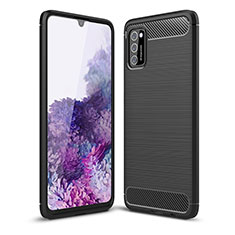 Custodia Silicone Cover Morbida Line per Samsung Galaxy M02s Nero