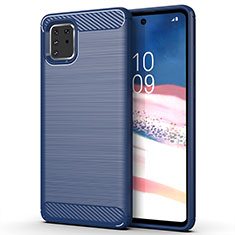 Custodia Silicone Cover Morbida Line per Samsung Galaxy M60s Blu