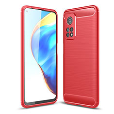 Custodia Silicone Cover Morbida Line per Xiaomi Mi 10T 5G Rosso