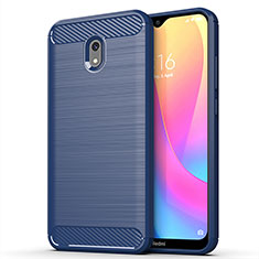 Custodia Silicone Cover Morbida Line per Xiaomi Redmi 8A Blu