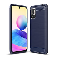 Custodia Silicone Cover Morbida Line per Xiaomi Redmi Note 10T 5G Blu