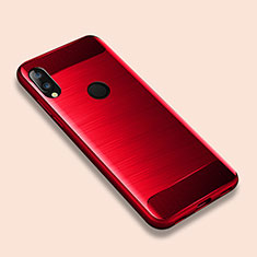 Custodia Silicone Cover Morbida Line per Xiaomi Redmi Note 7 Pro Rosso