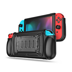 Custodia Silicone Cover Morbida Line S01 per Nintendo Switch Nero