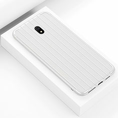 Custodia Silicone Cover Morbida Line S01 per Xiaomi Redmi 8A Bianco
