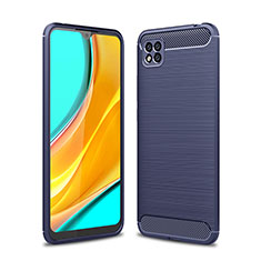 Custodia Silicone Cover Morbida Line WL1 per Xiaomi Redmi 9C NFC Blu