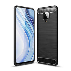 Custodia Silicone Cover Morbida Line WL1 per Xiaomi Redmi Note 9 Pro Nero