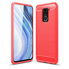 Custodia Silicone Cover Morbida Line WL1 per Xiaomi Redmi Note 9 Rosso