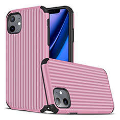 Custodia Silicone Cover Morbida Line Z01 per Apple iPhone 11 Rosa