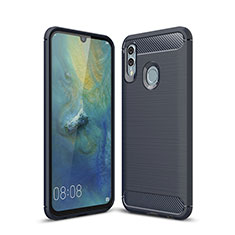 Custodia Silicone Cover Morbida Spigato per Huawei P Smart (2019) Blu
